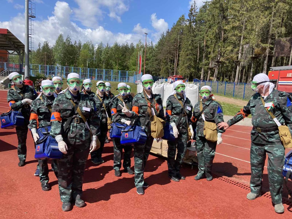 27 мая прошли соревнования санитарных и пожарных дружин