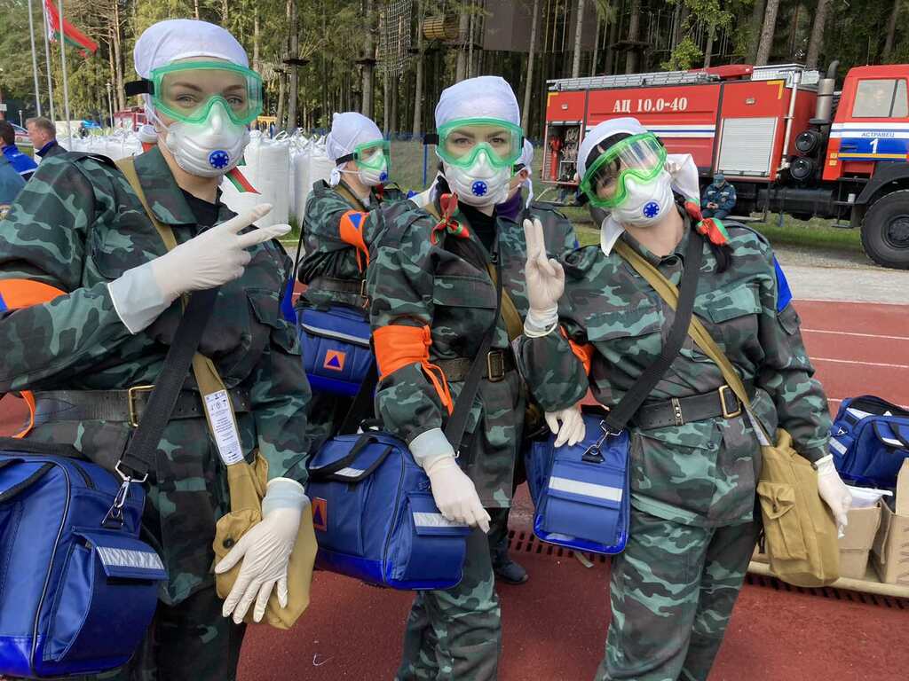 27 мая прошли соревнования санитарных и пожарных дружин